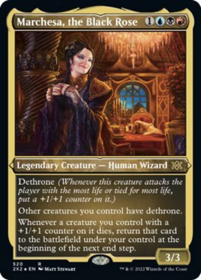 Marchesa, the Black Rose (Foil Etched) [Double Masters 2022] | Local Legends