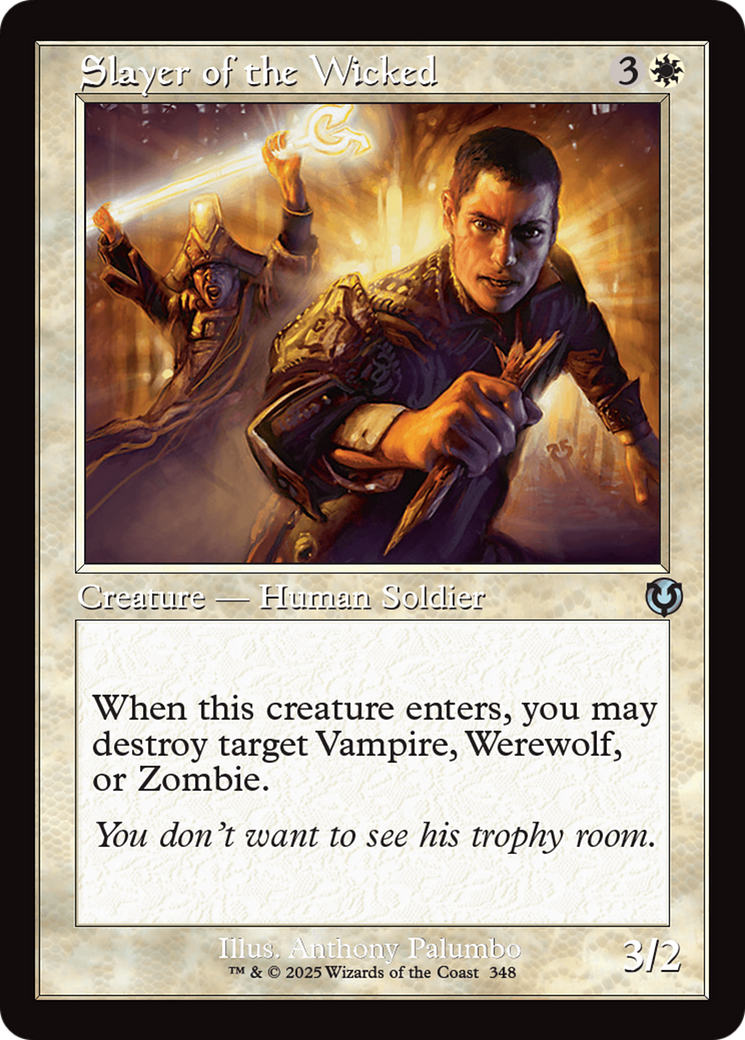 Slayer of the Wicked (Retro Frame) [Innistrad Remastered] | Local Legends