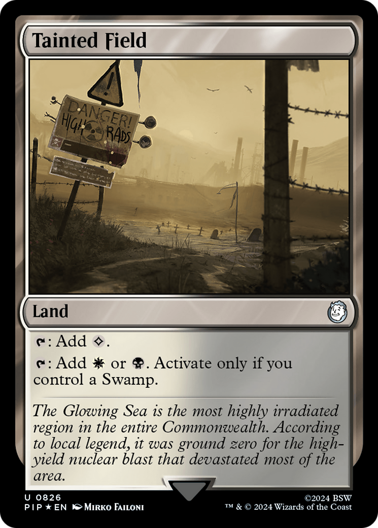 Tainted Field (Surge Foil) [Fallout] | Local Legends