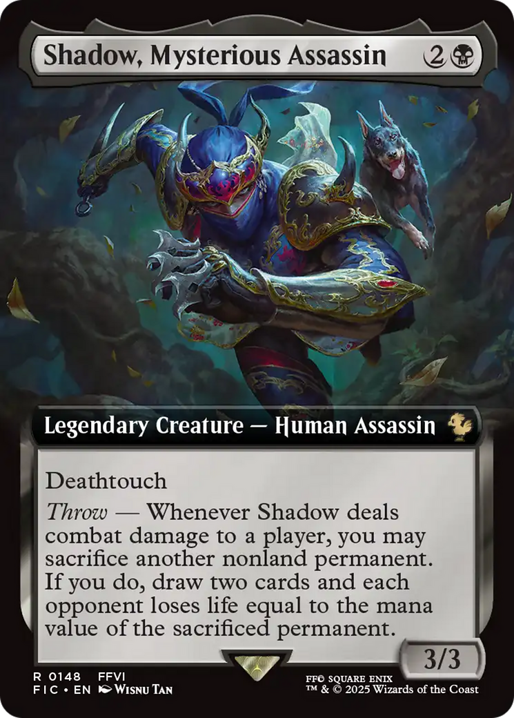 Shadow, Mysterious Assassin (Extended Art) [FINAL FANTASY Commander] | Local Legends