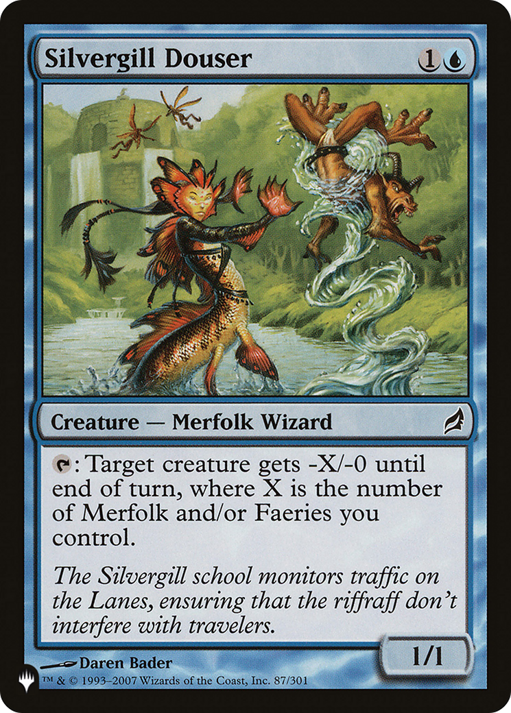 Silvergill Douser [The List] | Local Legends
