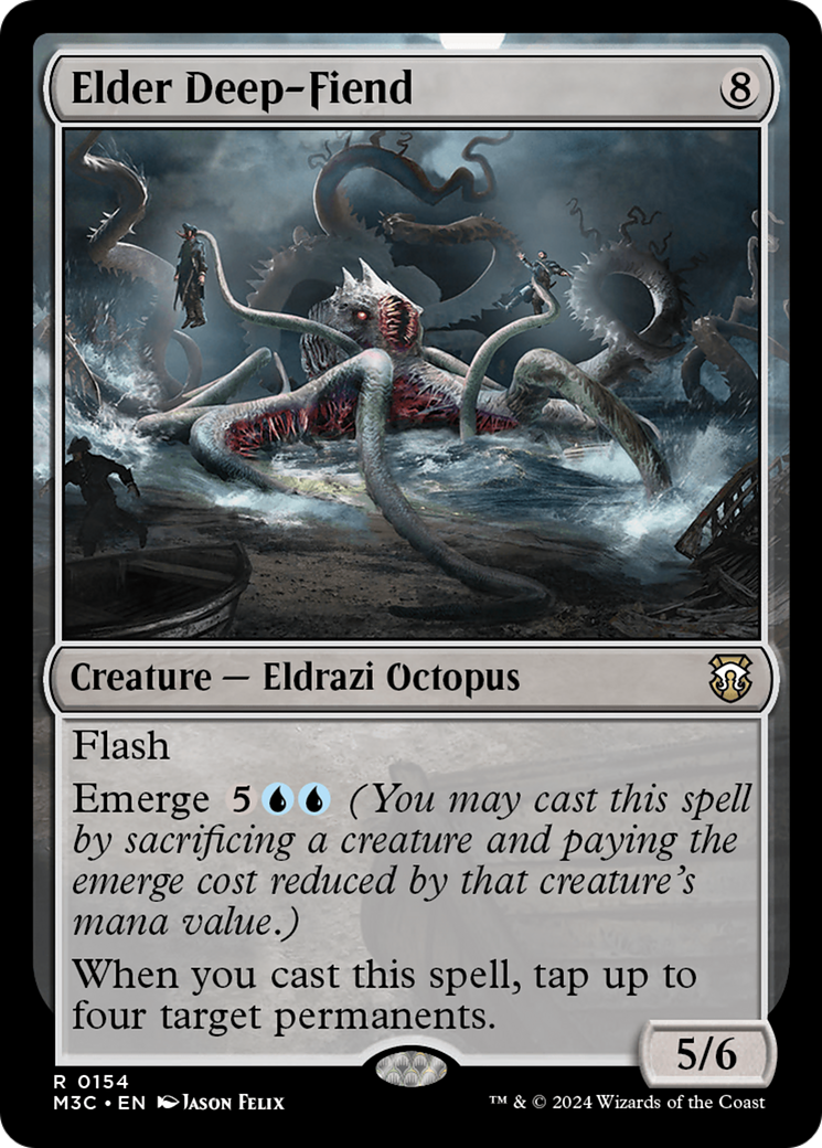 Elder Deep-Fiend (Ripple Foil) [Modern Horizons 3 Commander] | Local Legends