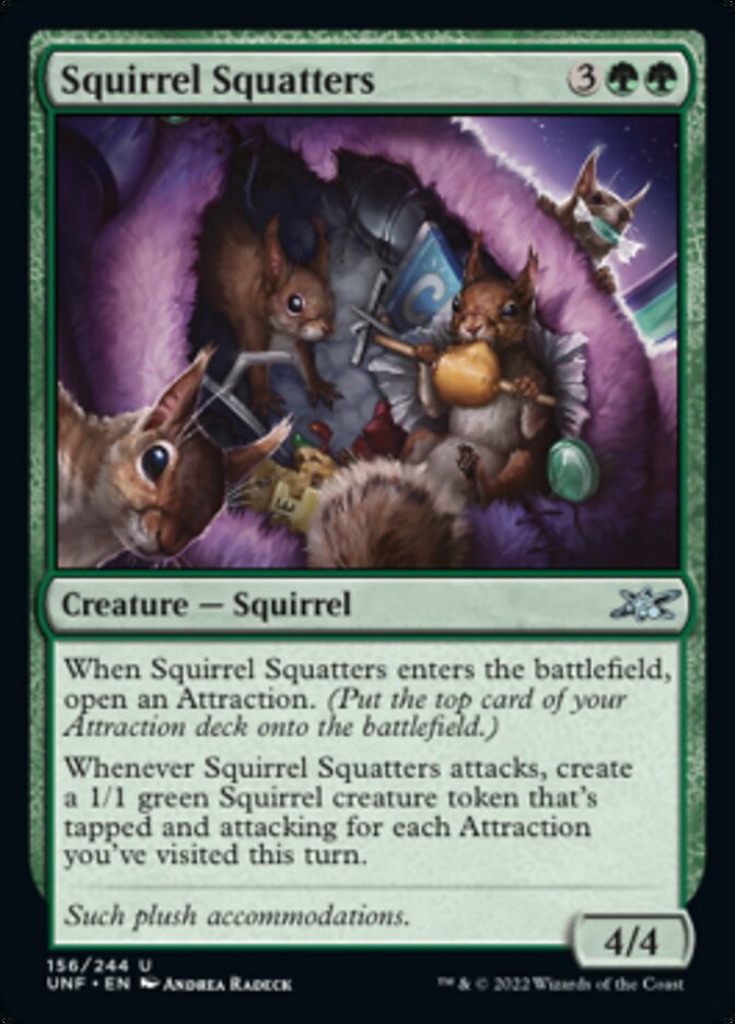 Squirrel Squatters [Unfinity] | Golgari Games