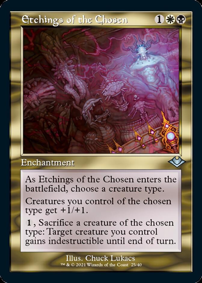 Etchings of the Chosen (Retro Foil Etched) [Modern Horizons] | Local Legends