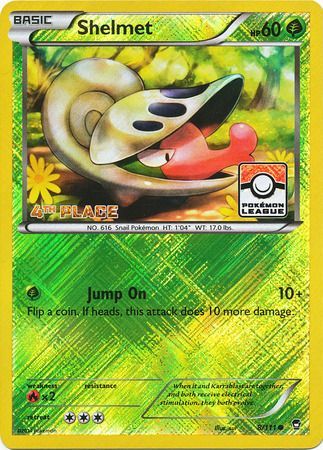 Shelmet (8/111) (League Promo 4th Place) [XY: Furious Fists] | Local Legends
