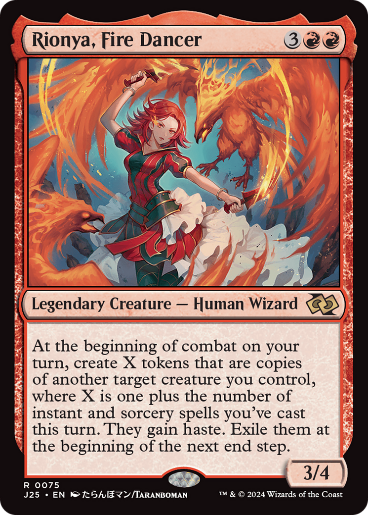 Rionya, Fire Dancer (Anime) [Foundations Jumpstart] | Local Legends