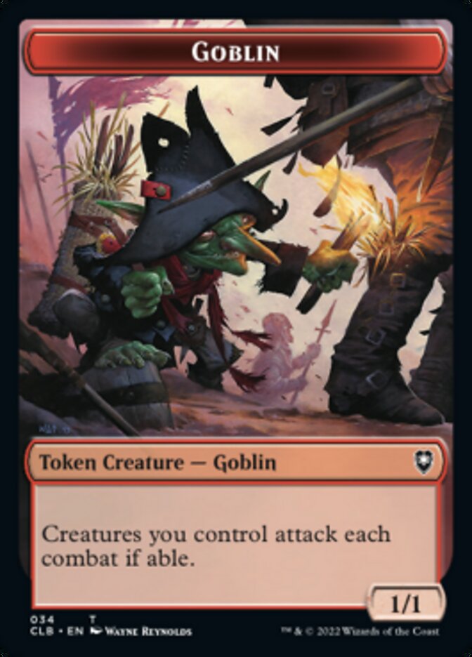 Pirate // Goblin Double-Sided Token [Commander Legends: Battle for Baldur's Gate Tokens] | Local Legends