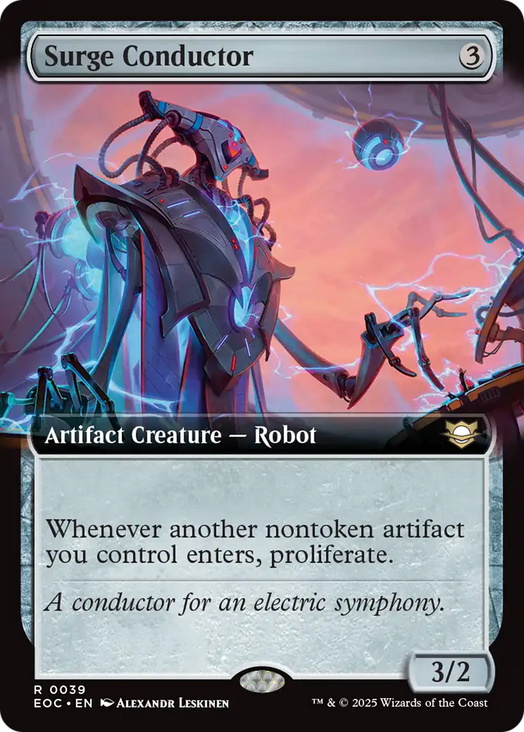 Surge Conductor (Extended Art) [Edge of Eternities Commander] | Local Legends