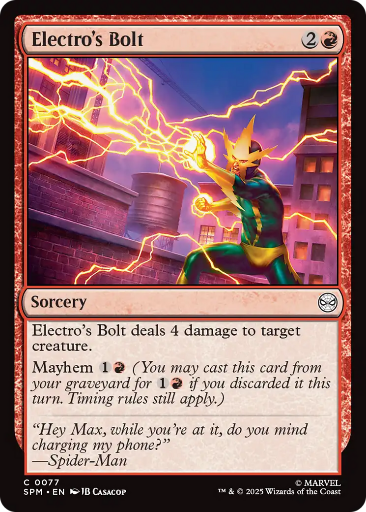 Electro's Bolt [Marvel's Spider-Man] | Local Legends