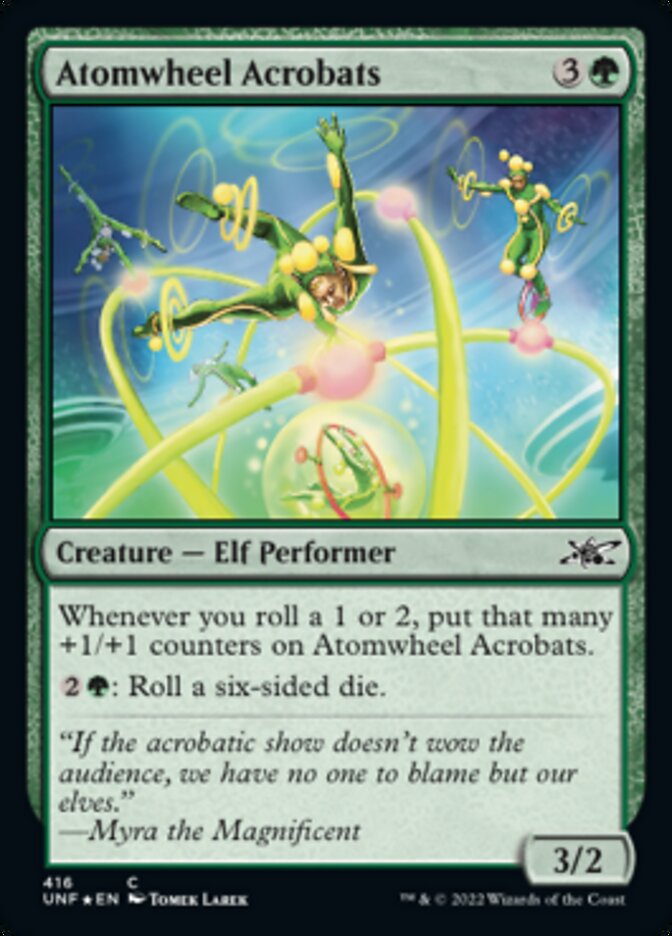 Atomwheel Acrobats (Galaxy Foil) [Unfinity] | Golgari Games