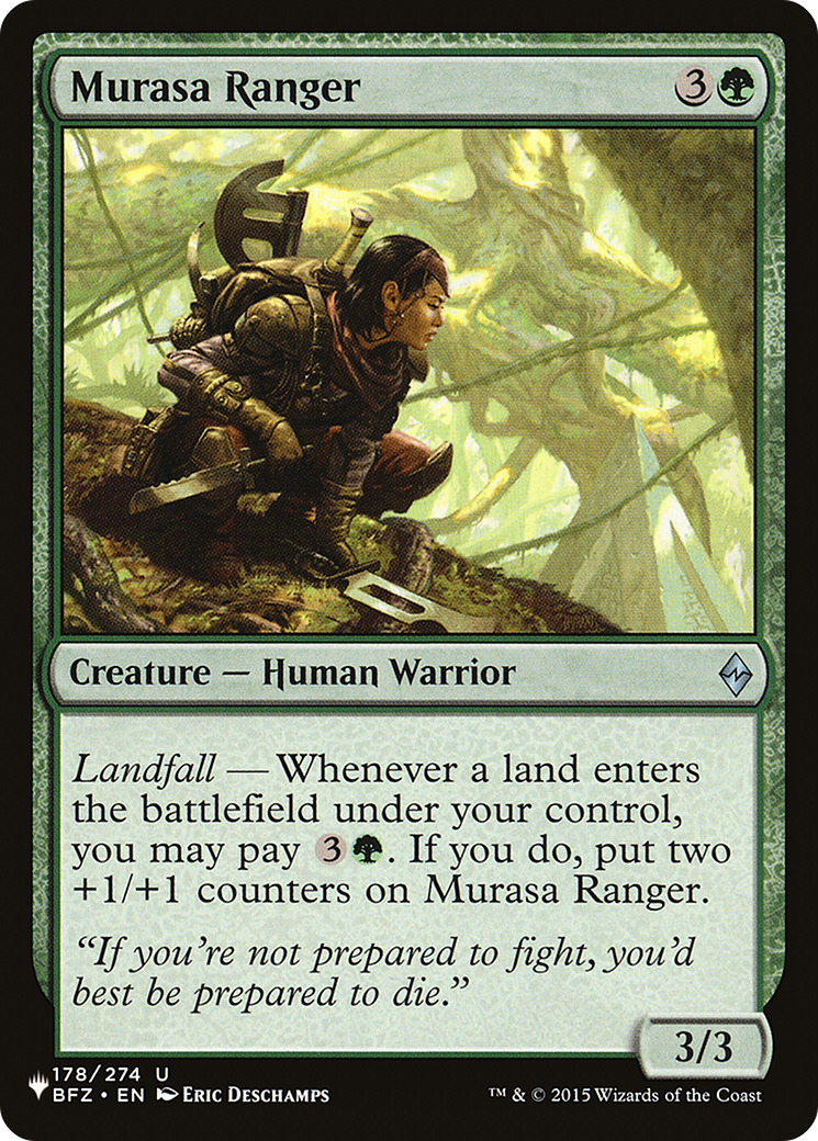 Murasa Ranger [The List] | Local Legends