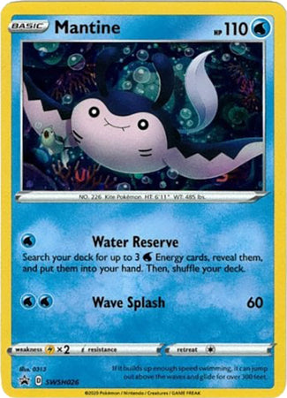 Mantine (SWSH026) [Sword & Shield: Black Star Promos] | Local Legends