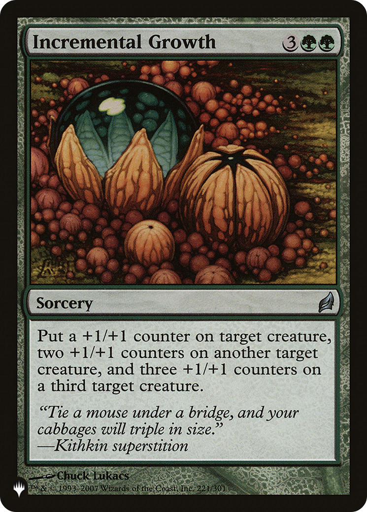 Incremental Growth [The List] | Local Legends