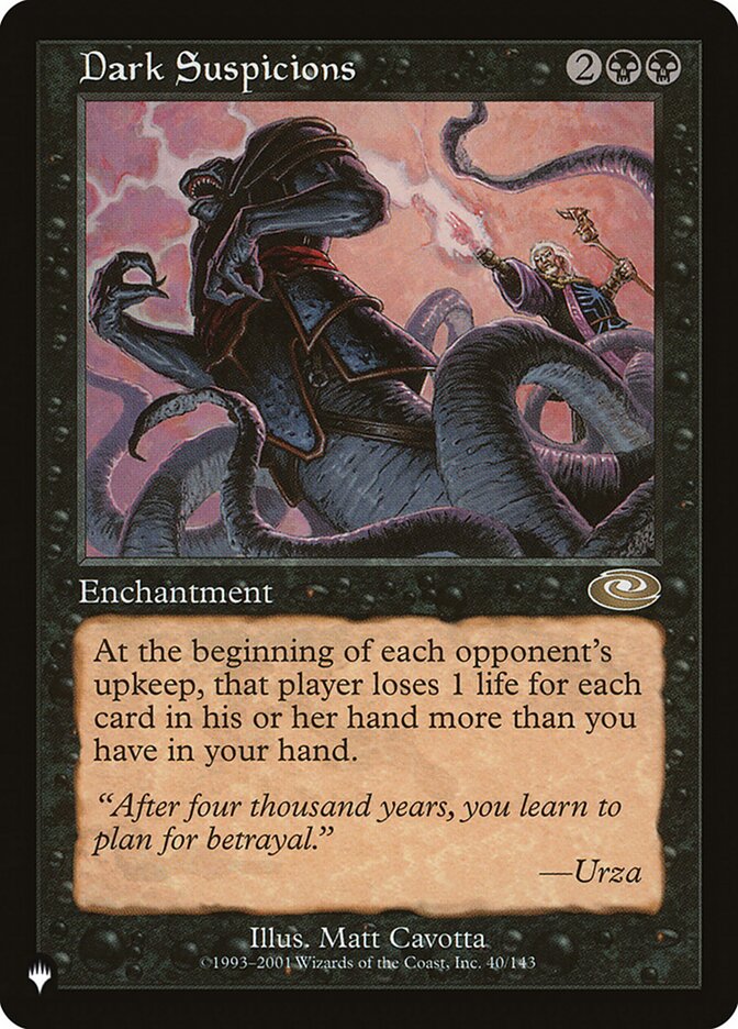 Dark Suspicions [The List] | Local Legends