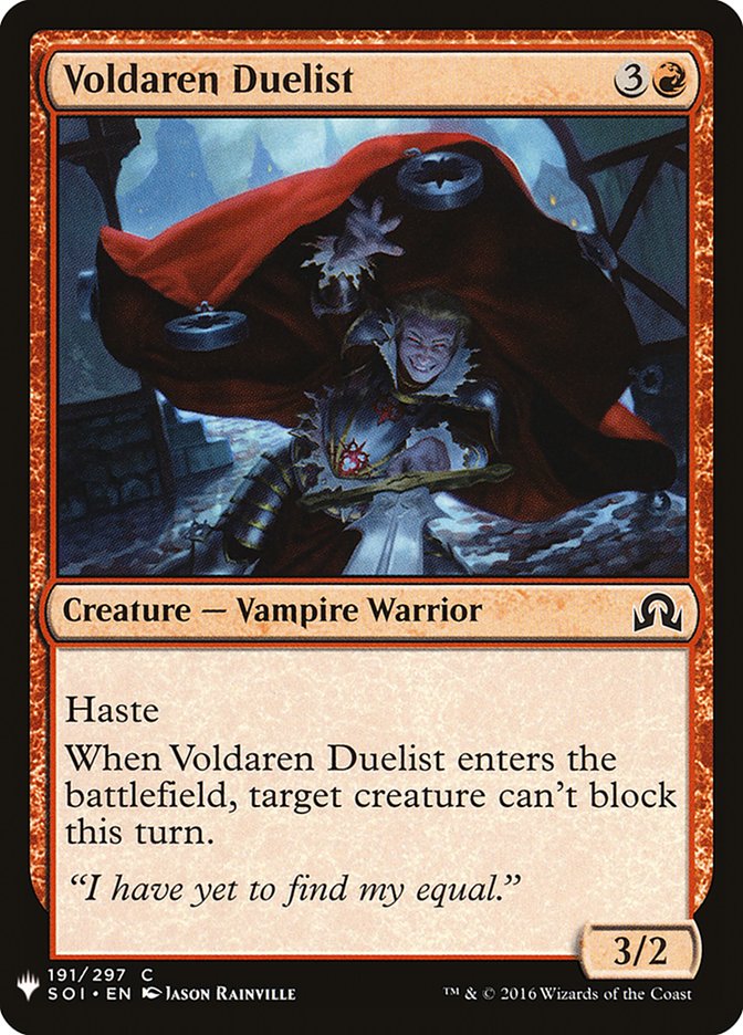 Voldaren Duelist [Mystery Booster] | Local Legends