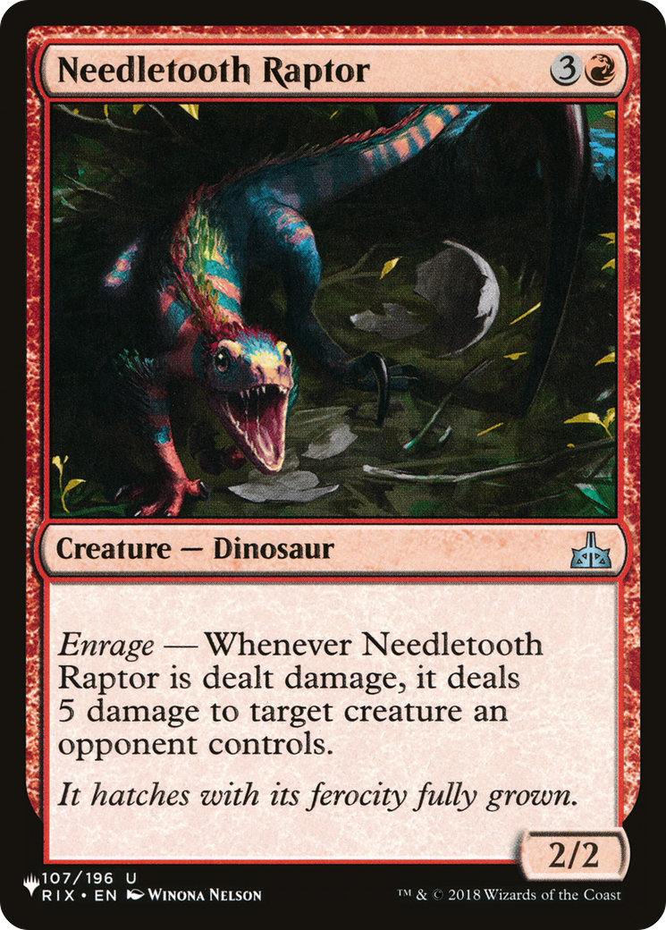 Needletooth Raptor [The List] | Local Legends