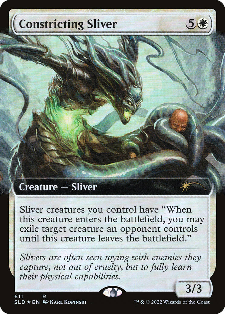 Constricting Sliver (Extended Art) [Secret Lair Drop Promos] | Local Legends