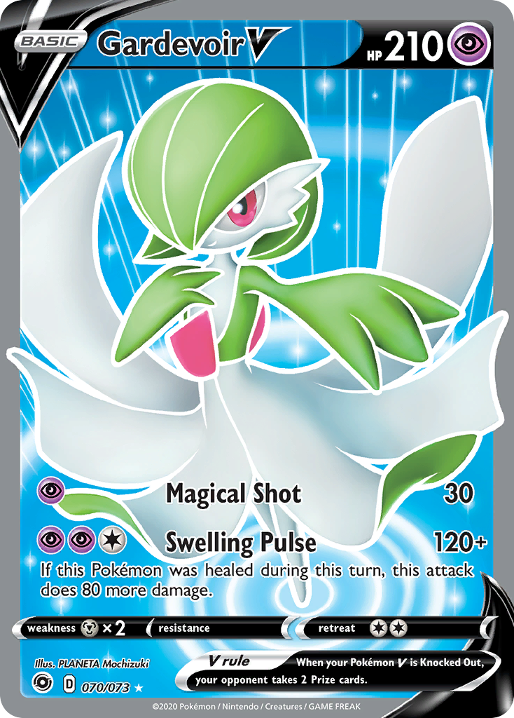 Gardevoir V (070/073) [Sword & Shield: Champion's Path] | Golgari Games