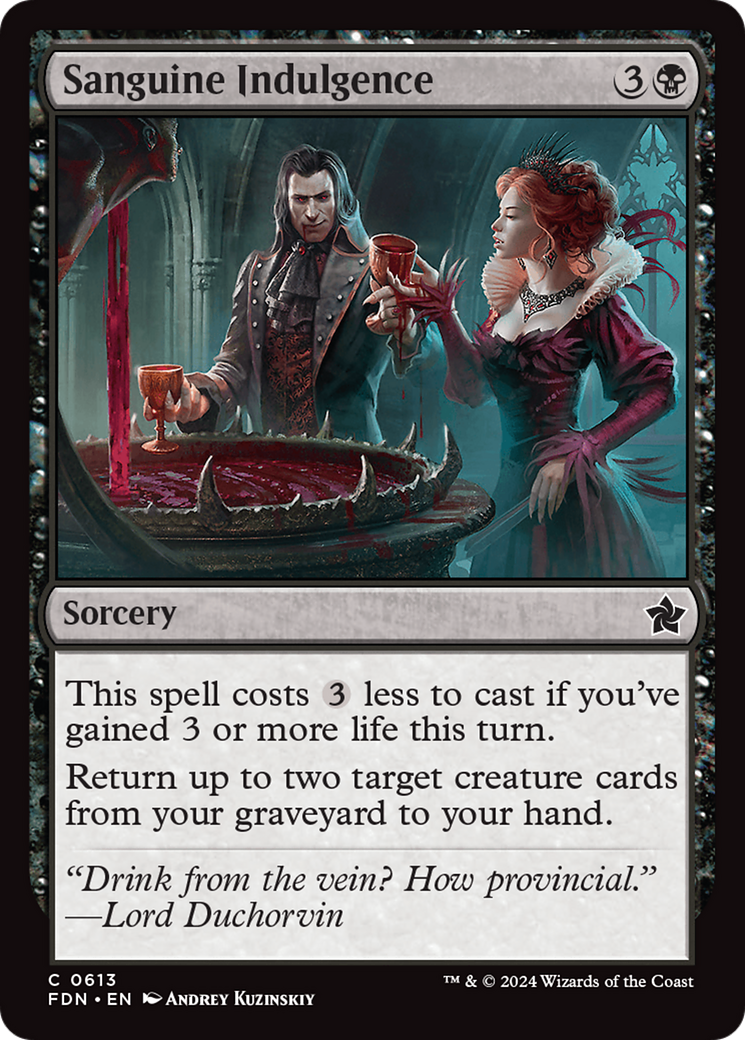 Sanguine Indulgence [Foundations] | Local Legends