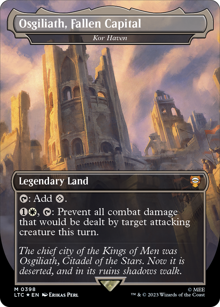 Osgiliath, Fallen Capital - Kor Haven (Surge Foil Realms and Relics) [The Lord of the Rings: Tales of Middle-Earth Commander] | Local Legends