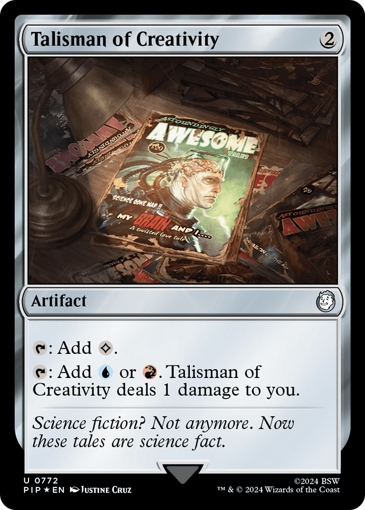 Talisman of Creativity (Surge Foil) [Fallout] | Local Legends