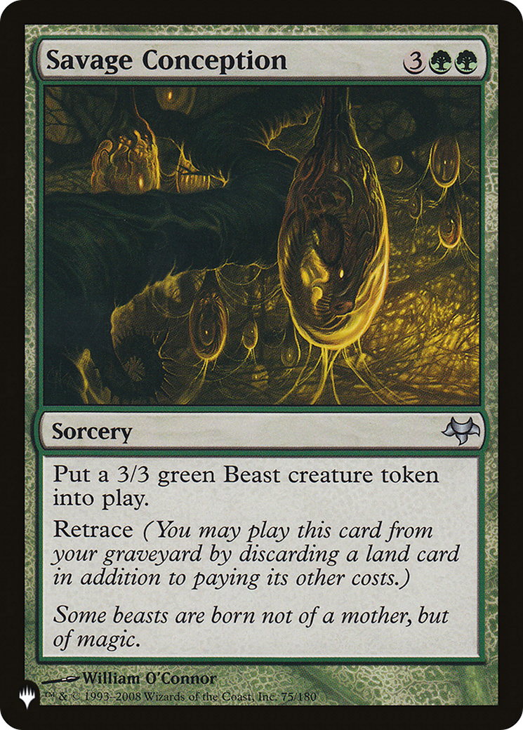 Savage Conception [The List] | Local Legends