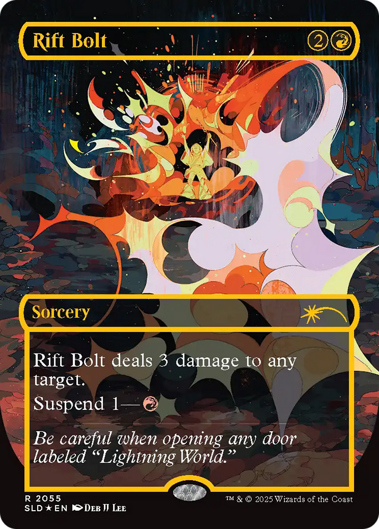 Rift Bolt (2055) (Raised Foil) [Secret Lair Drop Series] | Local Legends
