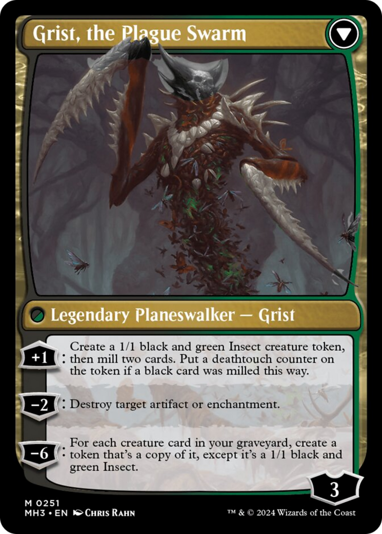 Grist, Voracious Larva // Grist, the Plague Swarm [Modern Horizons 3] | Local Legends