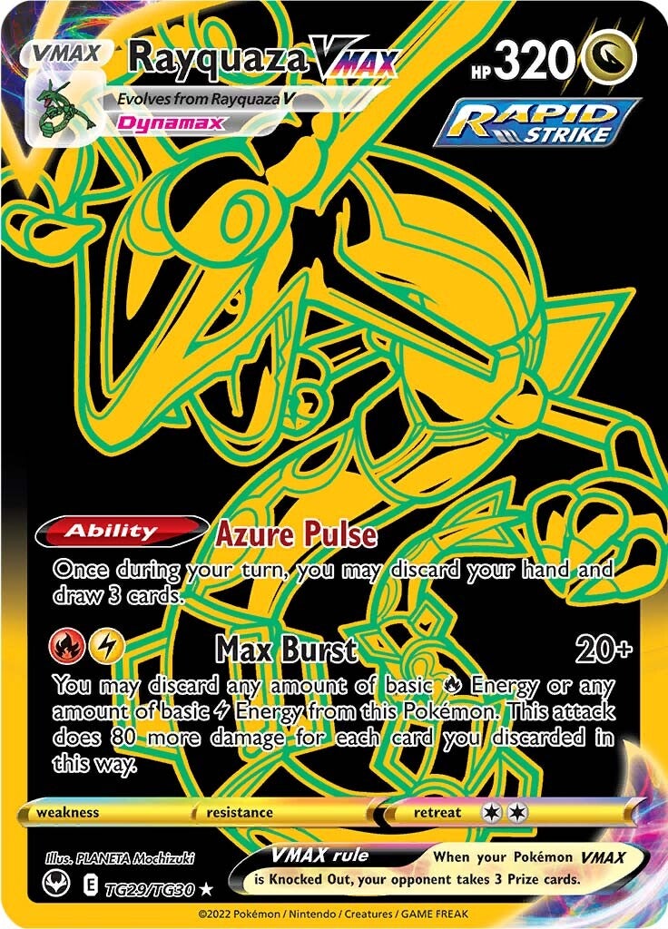 Rayquaza VMAX (TG29/TG30) [Sword & Shield: Silver Tempest] | Golgari Games