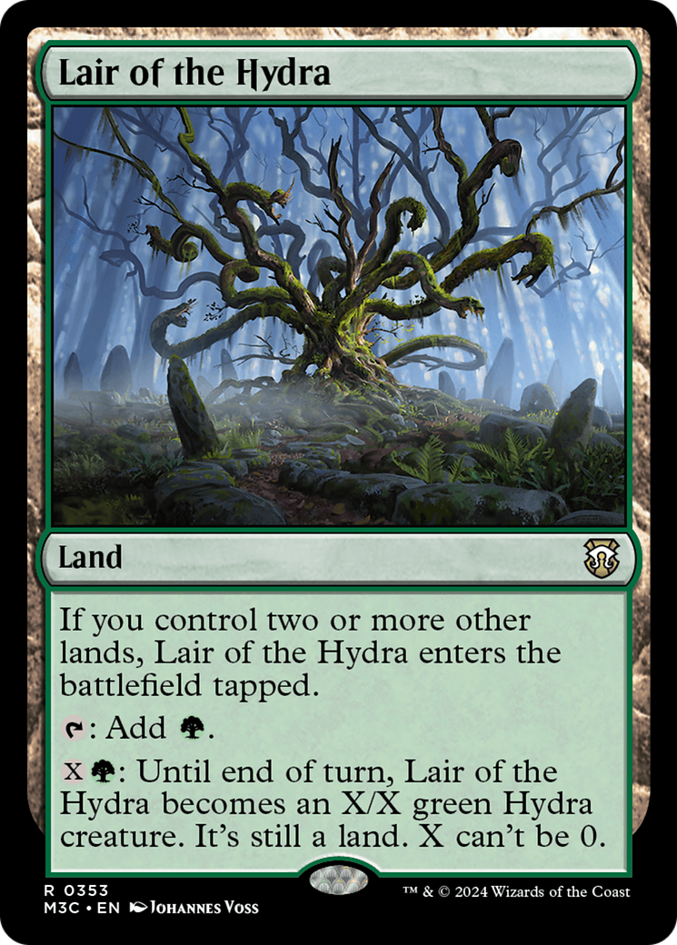 Lair of the Hydra (Ripple Foil) [Modern Horizons 3 Commander] | Local Legends