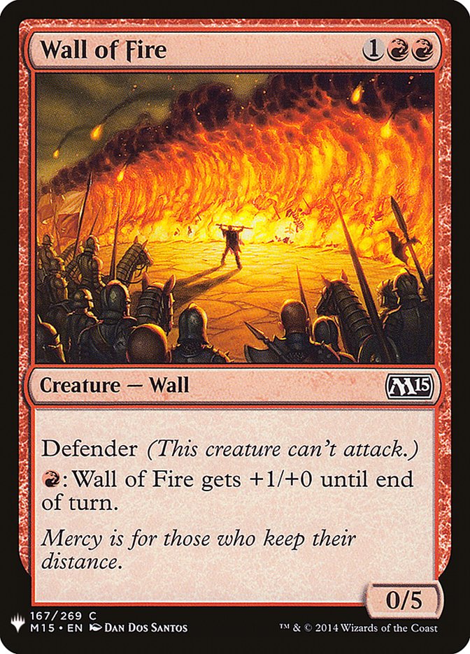 Wall of Fire [Mystery Booster] | Local Legends