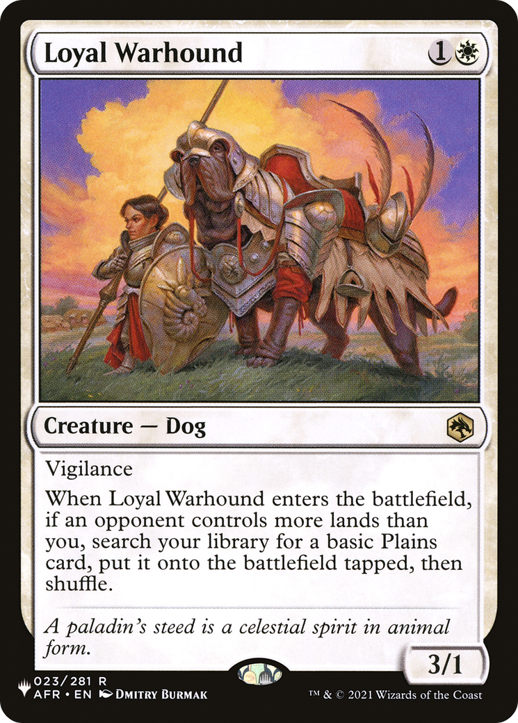 Loyal Warhound [The List] | Local Legends