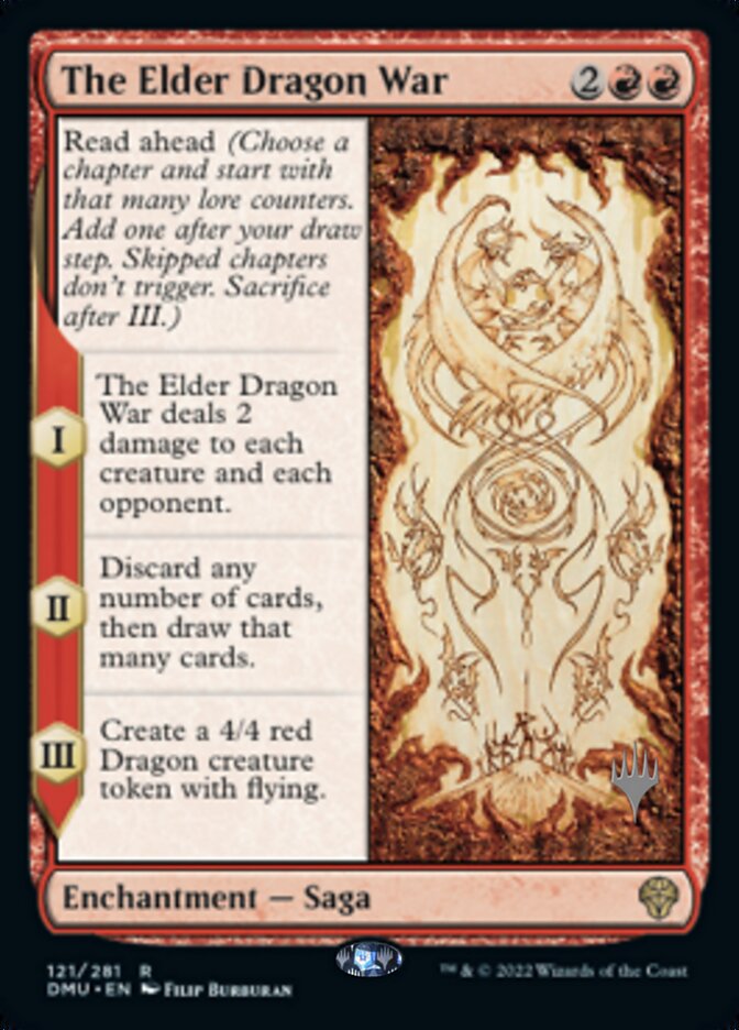 The Elder Dragon War (Promo Pack) [Dominaria United Promos] | Golgari Games