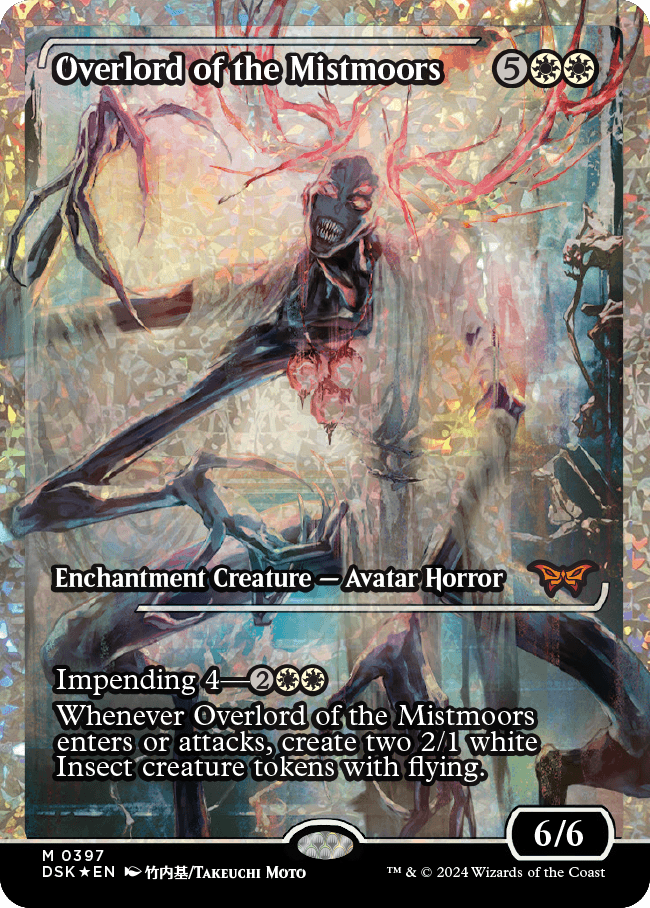 Overlord of the Mistmoors (Japan Showcase) (Fracture Foil) [Duskmourn: House of Horror] | Golgari Games