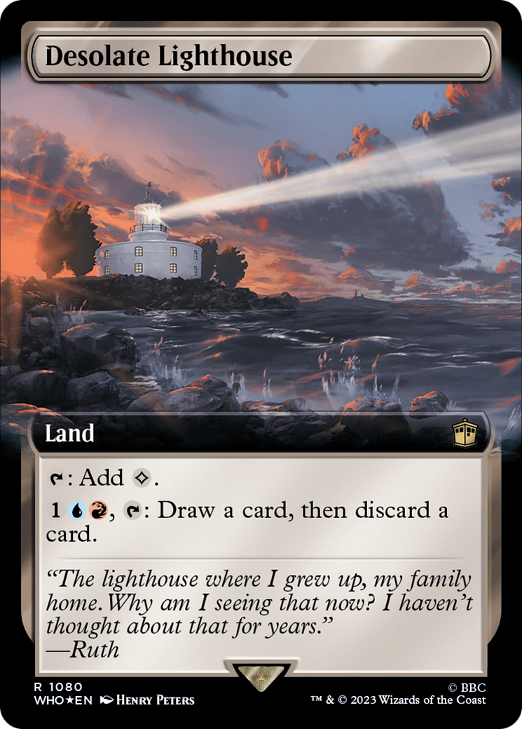 Desolate Lighthouse (Extended Art) (Surge Foil) [Doctor Who] | Local Legends