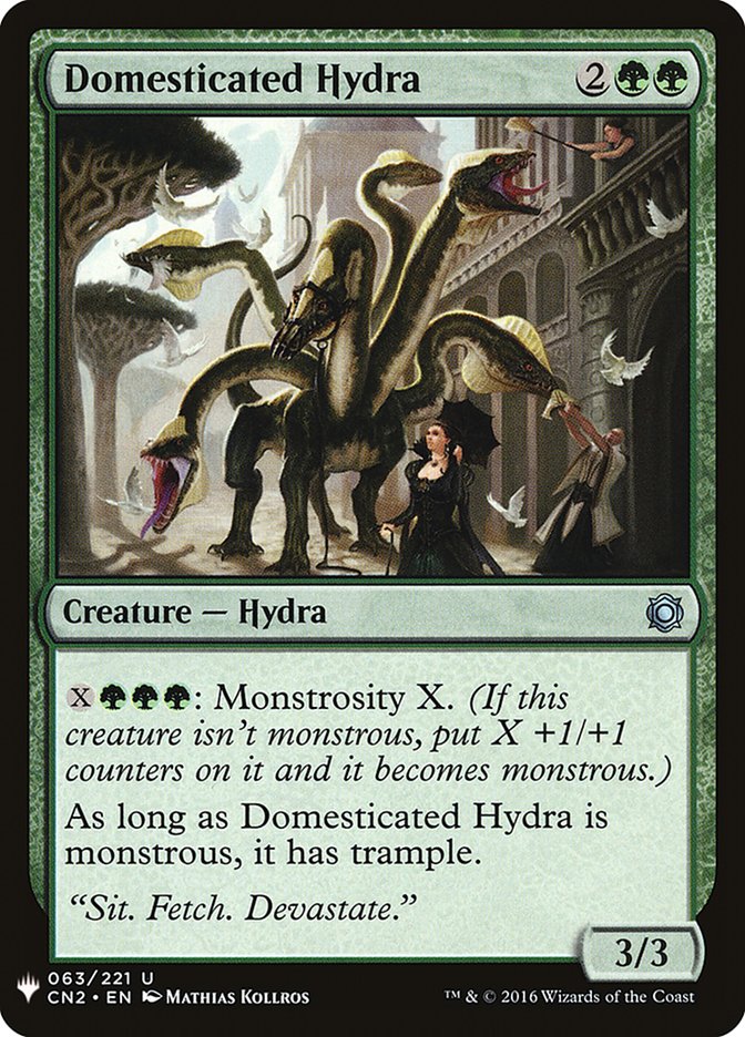 Domesticated Hydra [Mystery Booster] | Golgari Games