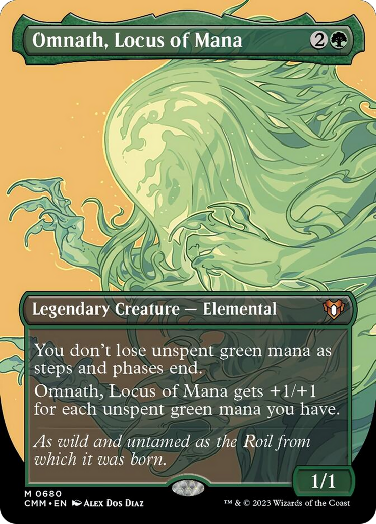 Omnath, Locus of Mana (Borderless Profile) [Commander Masters] | Local Legends