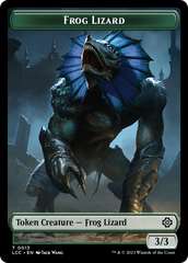 Frog Lizard // Merfolk (0003) Double-Sided Token [The Lost Caverns of Ixalan Commander Tokens] | Golgari Games