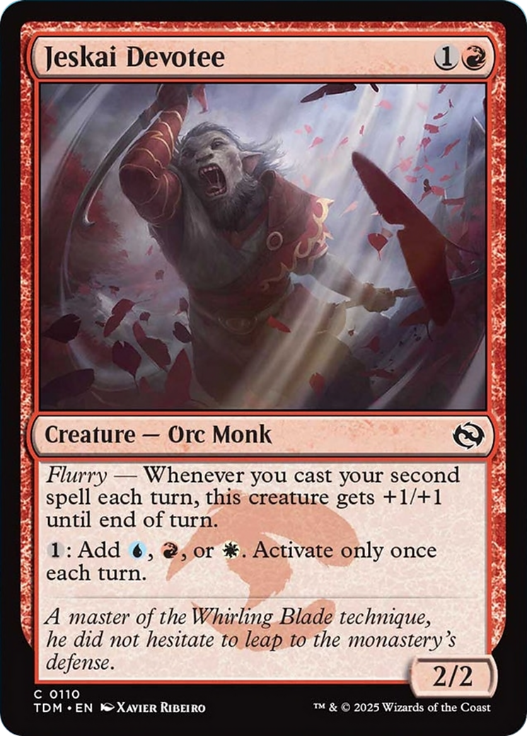Jeskai Devotee [Tarkir: Dragonstorm] | Local Legends