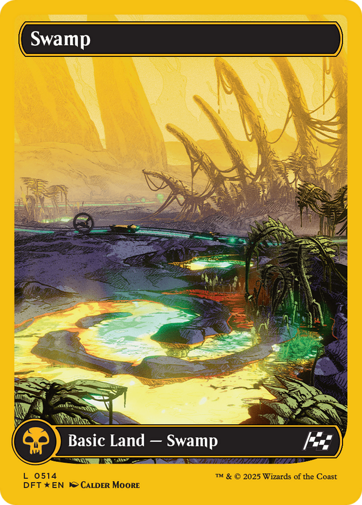 Swamp (0514) (First-Place Foil) [Aetherdrift] | Local Legends