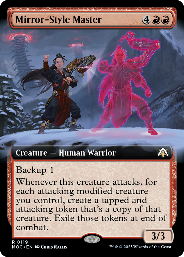 Mirror-Style Master (Extended Art) [March of the Machine Commander] | Local Legends