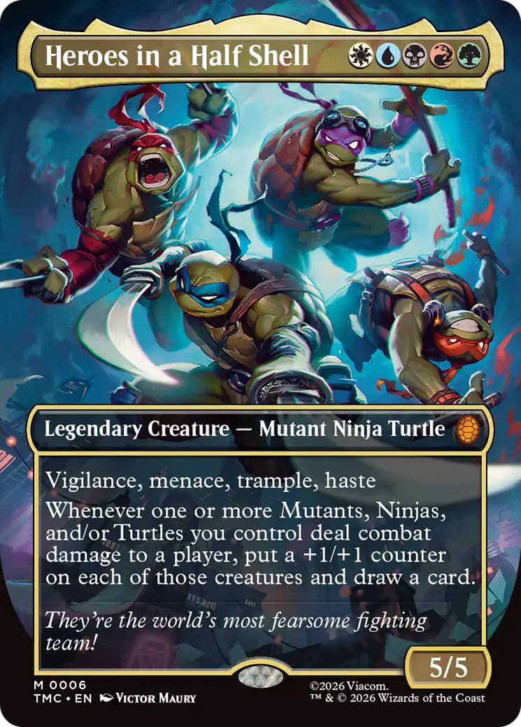Heroes in a Half Shell (Borderless) [Teenage Mutant Ninja Turtles Commander] | Local Legends