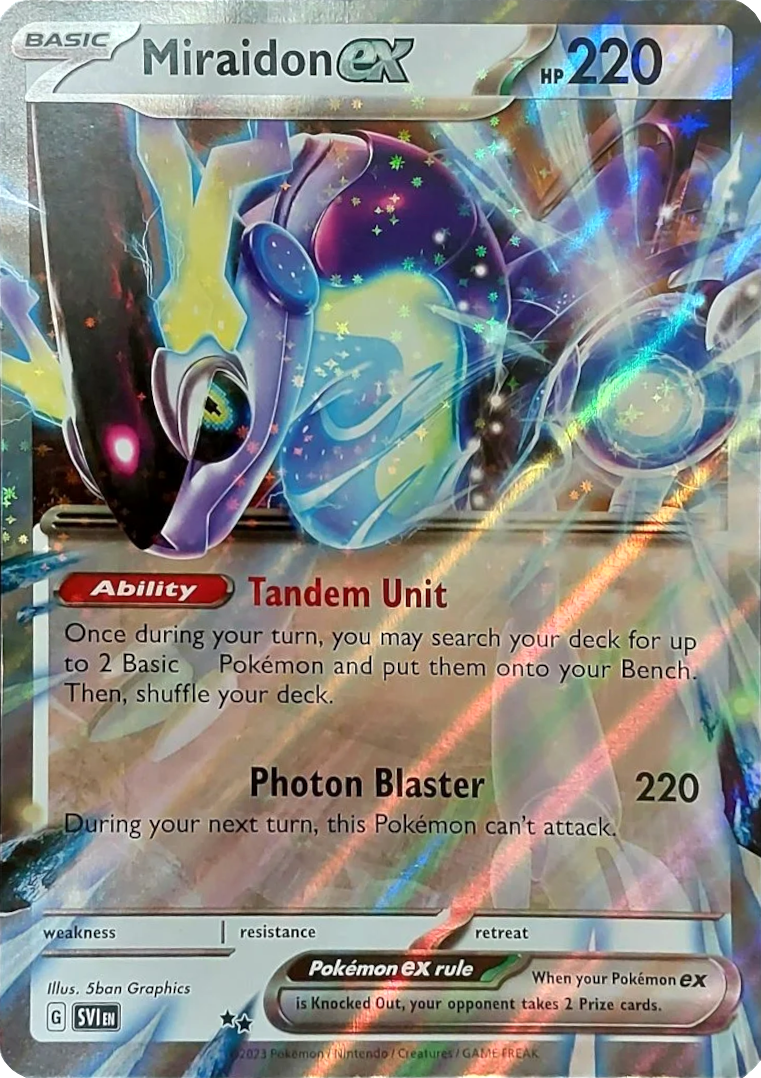 Miraidon ex (Unnumbered) (Jumbo Card) [Scarlet & Violet: Base Set] | Local Legends