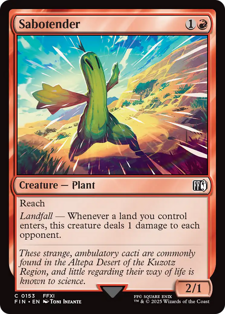 Sabotender [FINAL FANTASY] | Local Legends