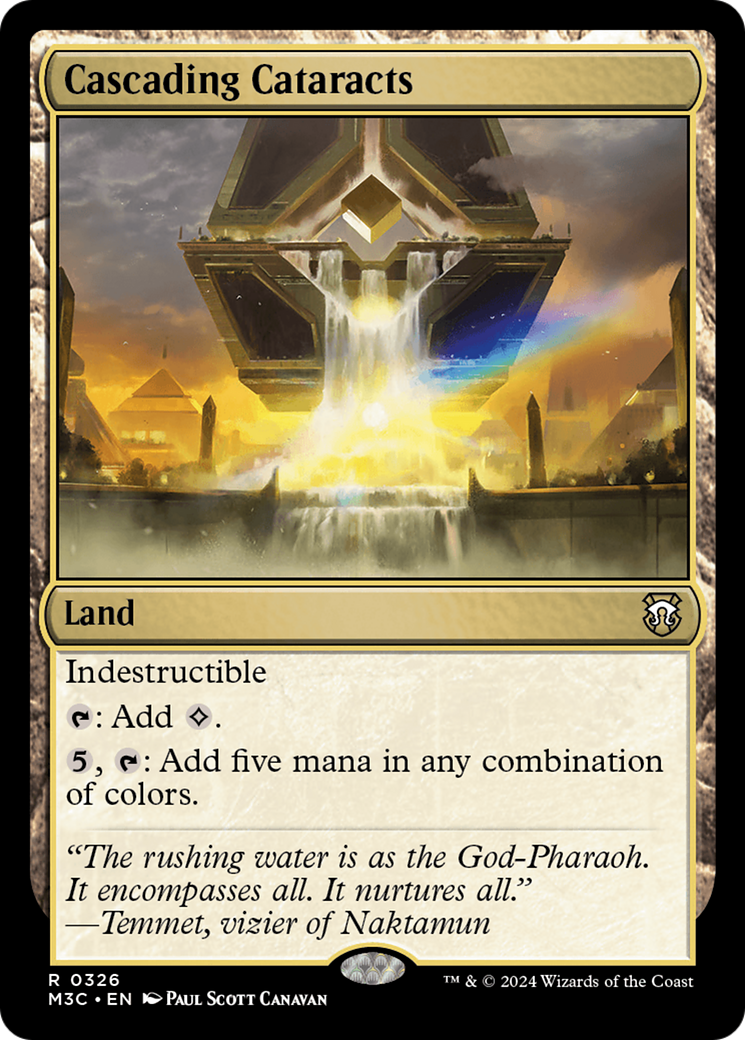 Cascading Cataracts (Ripple Foil) [Modern Horizons 3 Commander] | Local Legends