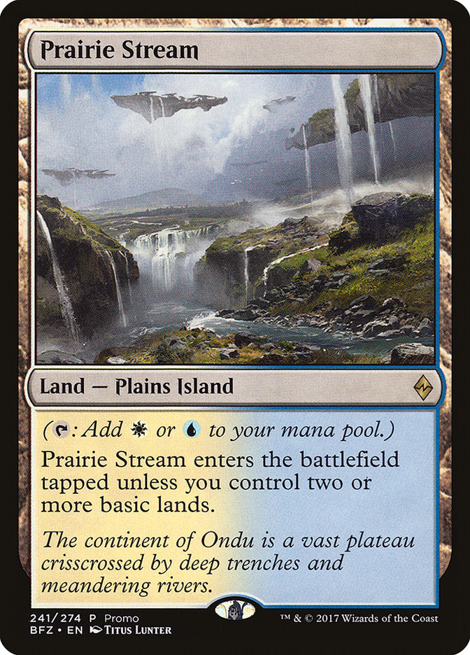 Prairie Stream (Promo) [Standard Showdown Promos] | Golgari Games