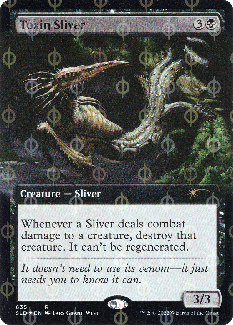 Toxin Sliver (Extended Art) (Step-and-Compleat Foil) [Secret Lair Drop Promos] | Local Legends