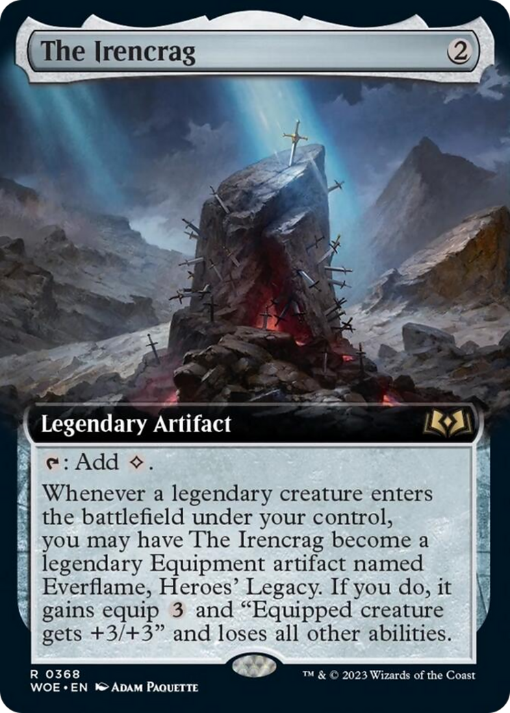 The Irencrag (Extended Art) [Wilds of Eldraine] | Local Legends