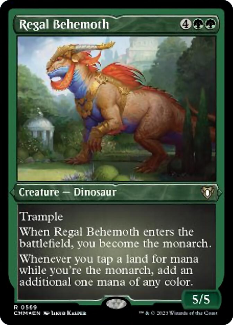 Regal Behemoth (Foil Etched) [Commander Masters] | Local Legends