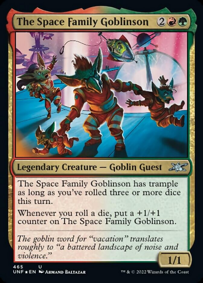 The Space Family Goblinson (Galaxy Foil) [Unfinity] | Golgari Games